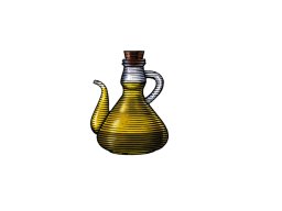 Olive oil Bottle art